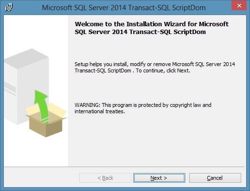 T-SQL ScriptDom Installation