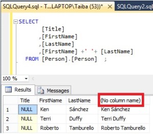 SQL Aliases
