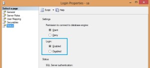 How to Enable ‘sa’ Login in SQL Server