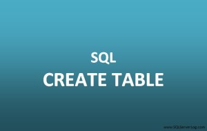 SQL CREATE TABLE Statement