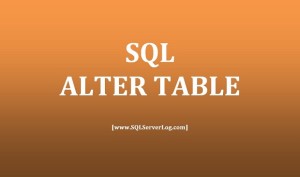 SQL ALTER TABLE Statement