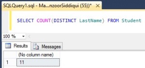 SQL COUNT() Function