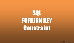 SQL FOREIGN KEY Constraint